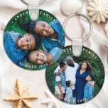 Elegant Family Personalized Modern Simple 2 Photo  Keychain<br><div class="desc">Cherish your memories wherever you go with our Double-Sided Photo Keychain. This modern and simple accessory is perfect for showcasing your favorite photos, whether it's your family, kids, pets, or any special moments you hold dear. Two Photos: Display a different photo on each side, allowing you to carry twice the...</div>