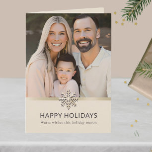 Elegant Family Photo Holiday Card