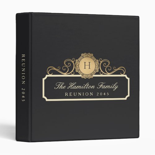 Elegant Family Reunion Gold Charcoal