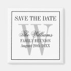 Elegant family reunion Save the date fridge magnet
