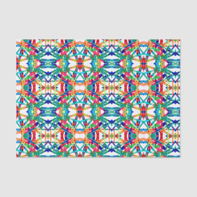 Elegant Fancy Abstract Art For Decoupage Tissue Paper (Front)