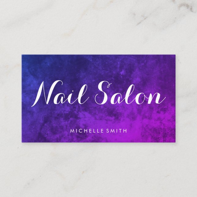 Elegant Fancy Font Business Card (Front)