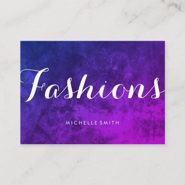 Elegant Fancy Font Minimalist Business Card (Front)