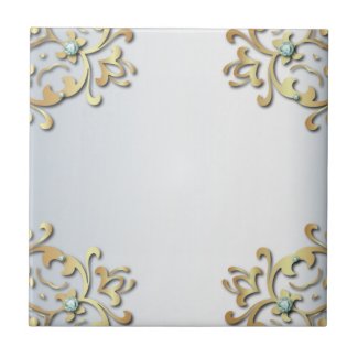 Elegant Fancy Gold Ornate Baroque Filigree Border 