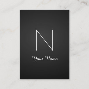 Elegant Fancy Stunning Monogram Business Card