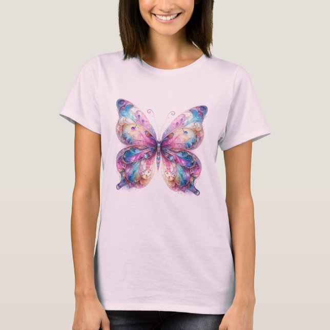 Elegant Fantasy Butterfly Tee (Front)