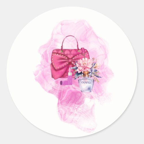 Elegant Fashion_Beauty Pink Sticker