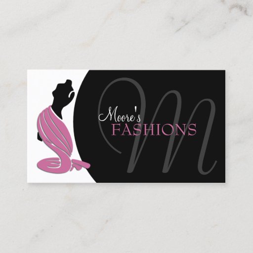 Customizable Elegant Fashion Boutique Business Cards