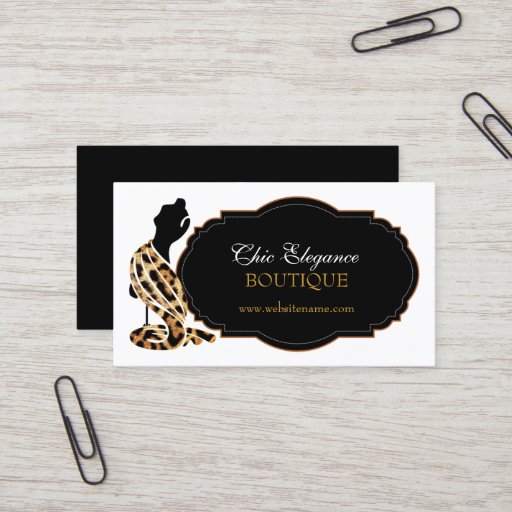 Customizable Elegant Fashion Business Cards