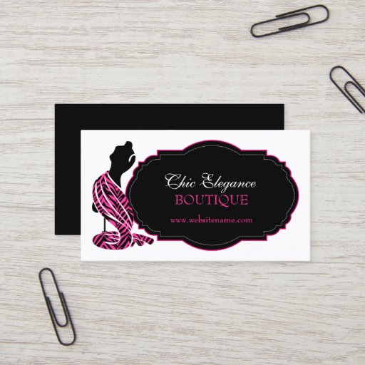 Customizable Elegant Fashion Business Cards