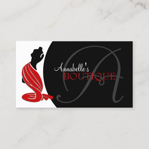 Customizable Elegant Fashion Boutique Business Cards
