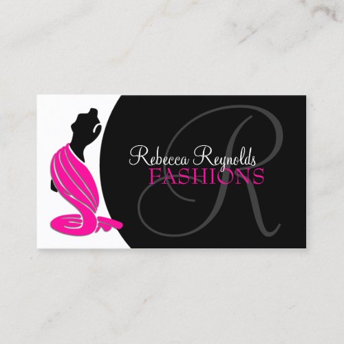 Elegant Fashion Designer Business Card