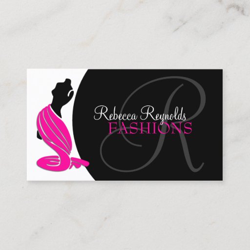 Customizable Elegant Fashion Designer Business Cards