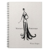 Fashion Designer Sketch Notebook, Zazzle