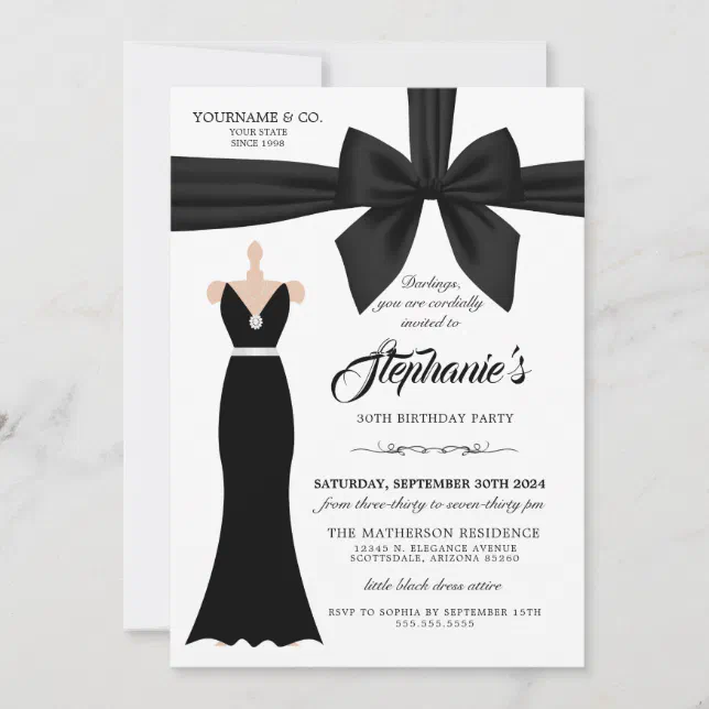blue dress for baby girl Princess Dress-Up Party Birthday Invitation main image 1
