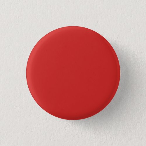 Elegant Fashionable Tomato Red Plain Background Button