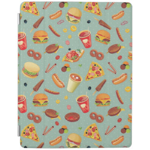 Elegant Fast Food Pattern iPad Smart Cover
