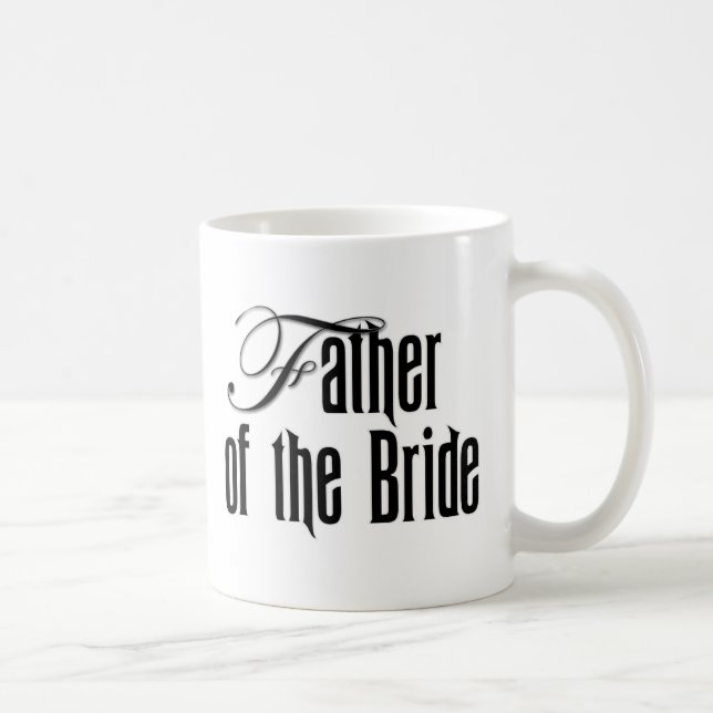 Elegant Father of the Bride Coffee Mug (Right)