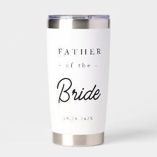Elegant Father of the Bride Insulated Tumbler