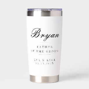 Elegant Father of the Groom Insulated Tumbler