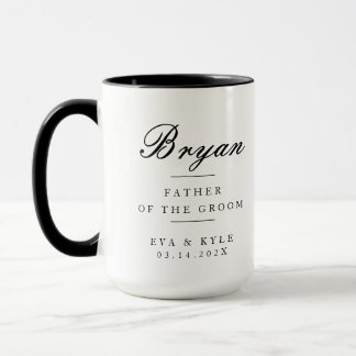 Elegant Father of the Groom Mug