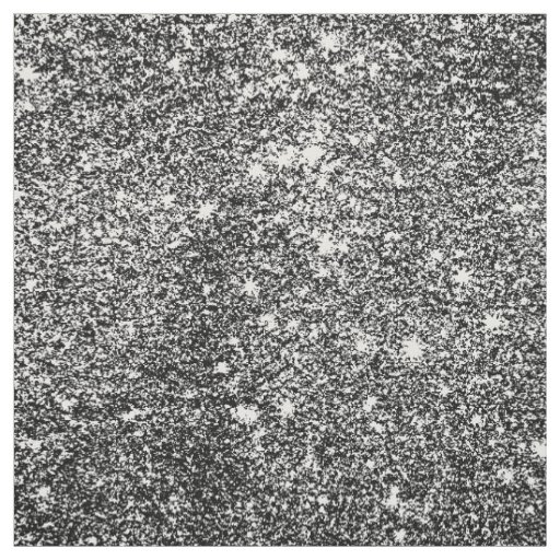 Elegant Faux Black Glitter Fabric