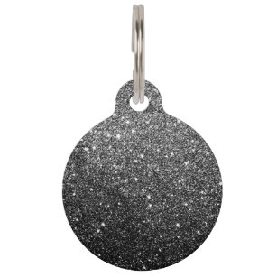 glitzy dog tags
