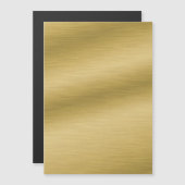 Elegant Faux Brushed Gold  Artwork (Front/Back)