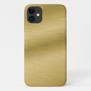Elegant Faux Brushed Gold iPhone 11 Case