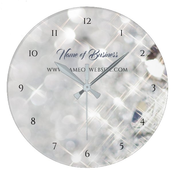 Bling Wall Clocks Zazzle