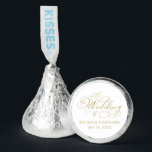 Elegant Faux Foil Gold Calligraphy Wedding Hershey®'s Kisses®<br><div class="desc">Enhance your wedding experience with our modern gold calligraphy wedding suite, designed for sophistication and glamour. Customize it easily in just a few clicks to create a celebration that reflects your unique style. If you have any questions, need assistance, or want to adjust any details, please feel free to reach...</div>