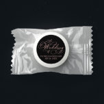 Elegant Faux Foil Rose Gold Calligraphy Wedding Life Saver® Mints<br><div class="desc">Transform your wedding day into a celebration of sophistication and elegance with our stunning rose gold calligraphy and black modern wedding suite! You can personalize it with just a few clicks to express your unique love story. This inspiring collection includes everything you need to create a beautifully cohesive atmosphere, featuring...</div>