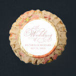 Elegant Faux Foil Rose Gold Calligraphy Wedding Reese's Peanut Butter Cups<br><div class="desc">Transform your wedding day into a celebration of sophistication and elegance with our stunning rose gold calligraphy modern wedding suite! You can personalize it with just a few clicks to express your unique love story. This inspiring collection includes everything you need to create a beautifully cohesive atmosphere, featuring matching menu...</div>