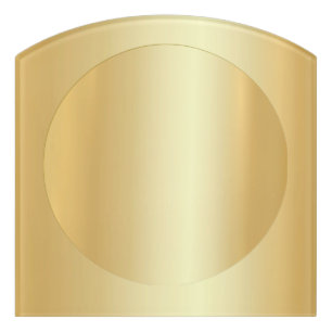 Elegant Faux Gold Blank Template Custom Modern Door Sign