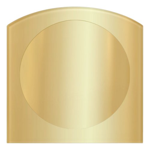 Elegant Faux Gold Blank Template Custom Modern Door Sign