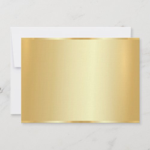 Elegant Faux Gold Blank Template Luxurious Linen