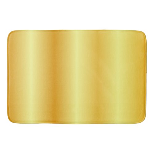 Elegant Faux Gold Custom Trendy Template Bath Mat