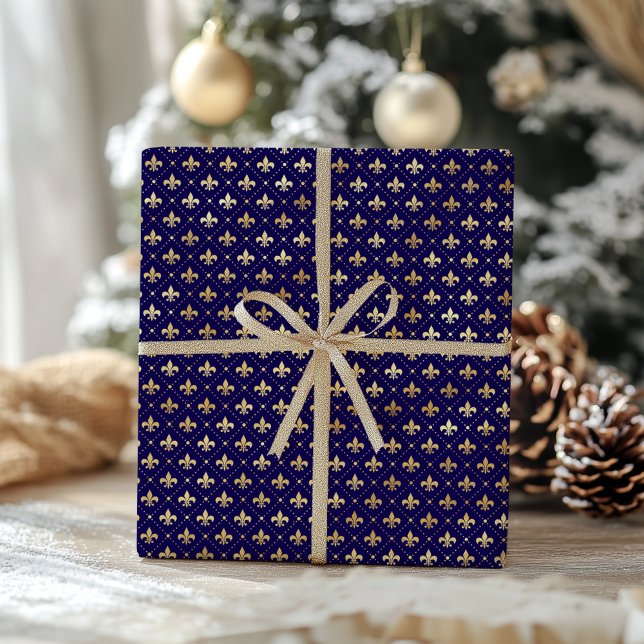 Elegant Faux Gold Foil Pattern Christmas Wrapping Paper (Elegant Faux Gold Foil Pattern Christmas Wrapping Paper)