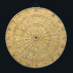 Elegant Faux Gold Glitter Dart Board<br><div class="desc">Elegant Faux Gold Glitter</div>
