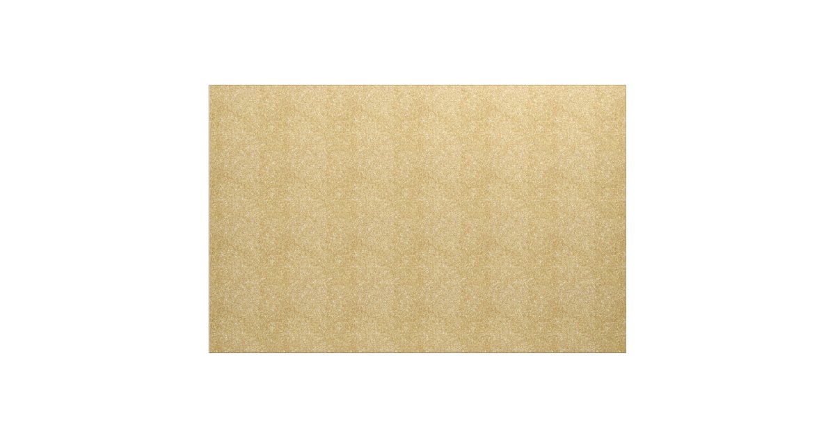 Elegant Faux Gold Glitter Fabric Zazzle