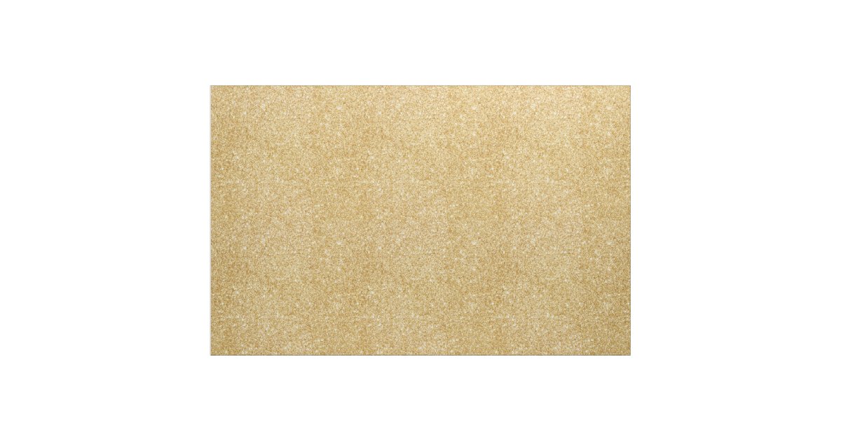 Elegant Faux Gold Glitter Fabric Zazzle