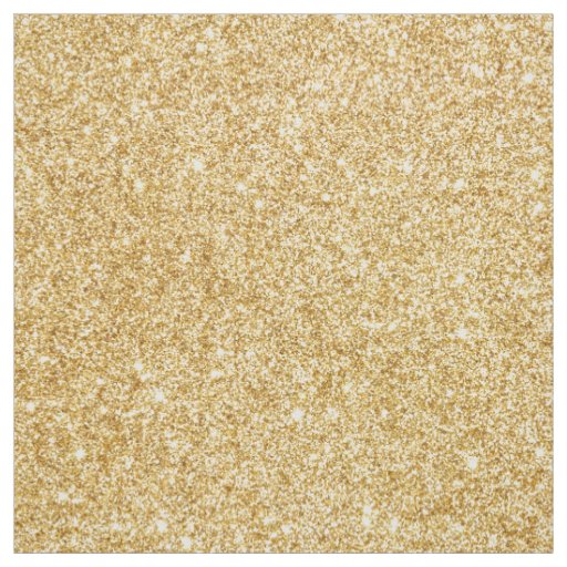 Elegant Faux Gold Glitter Fabric