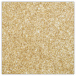 Elegant Faux Gold Glitter Fabric