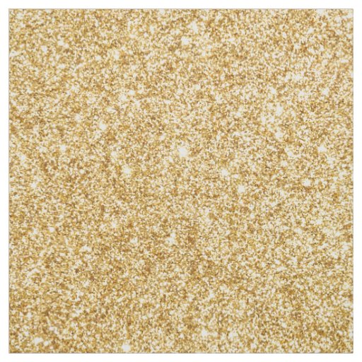 Elegant Faux Gold Glitter Fabric