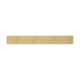 Elegant Faux Gold Glitter Invitation Belly Band