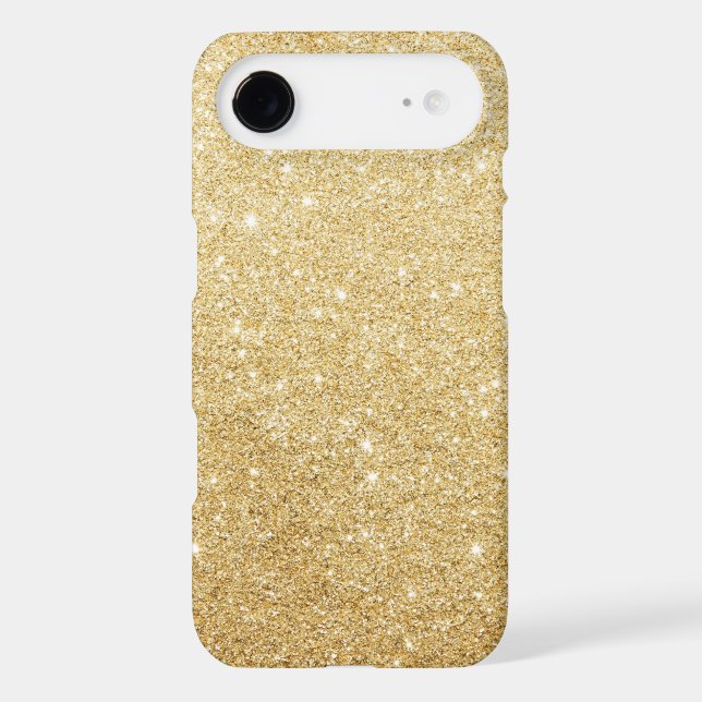 Elegant Faux Gold Glitter Luxury Case-Mate iPhone Case (Back)