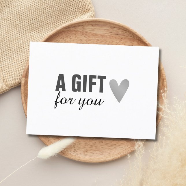 Elegant Faux Gold Heart Beauty Gift Certificate (Creator Uploaded)