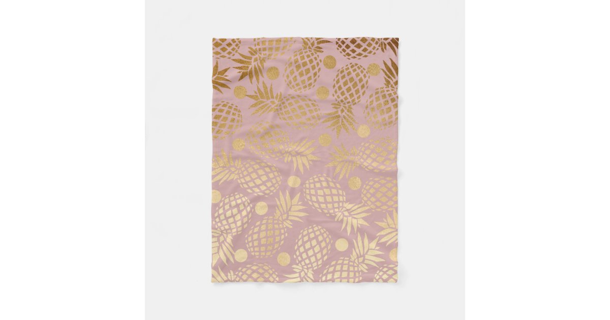 Gold Polka Dot Blanket