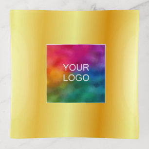 Elegant Faux Gold Template Modern Simple Jewelry Trinket Tray