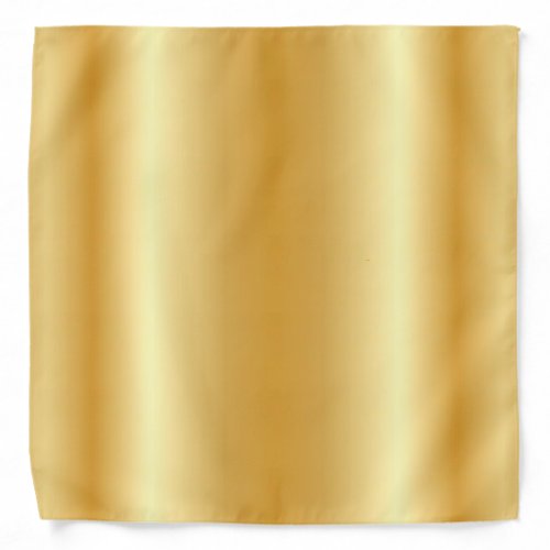 Elegant Faux Gold Trendy Glamorous Template Bandana